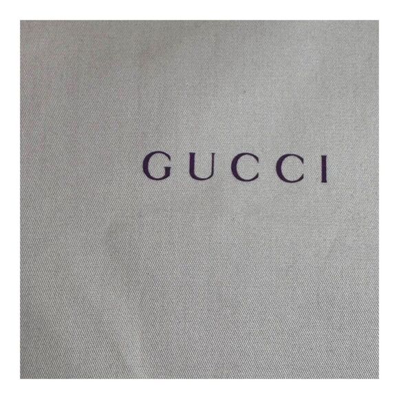 Gucci Beige Dust Bags Pair For Shoes Authentic Drawstring Closure Set 2 Storage - Picture 2 of 5
